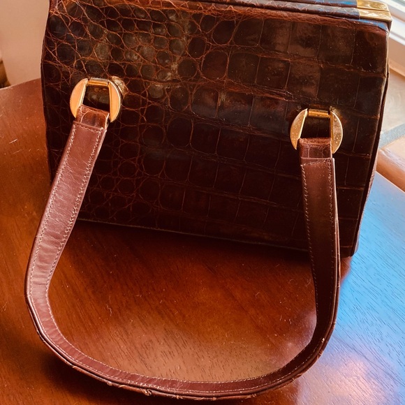 Vintage Bass Alligator Bag 60’s - Picture 3 of 9